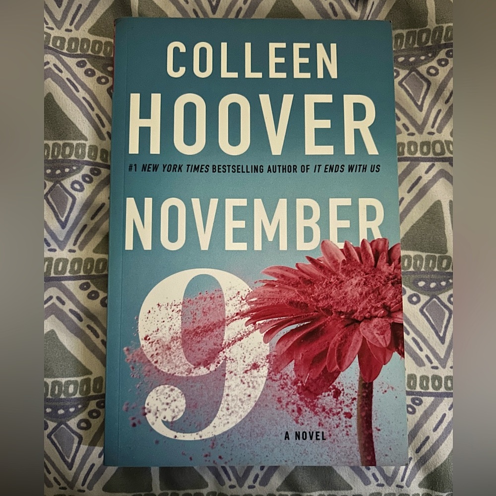 November 9th book, author Colleen Hoover, paperback (never read)